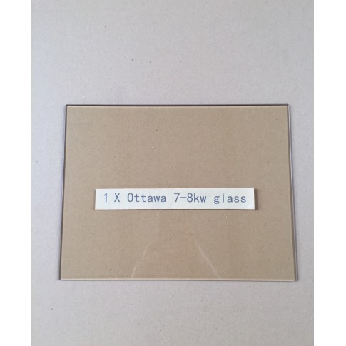 Replacement glass pane for Ecosy+ Ottawa 7-8kw multi-fuel stove